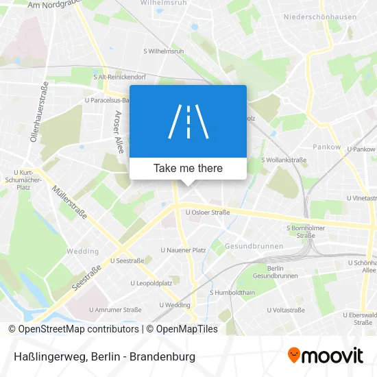 Карта Haßlingerweg