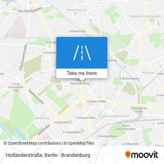 Holländerstraße map