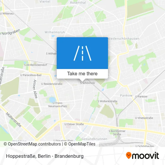 Карта Hoppestraße
