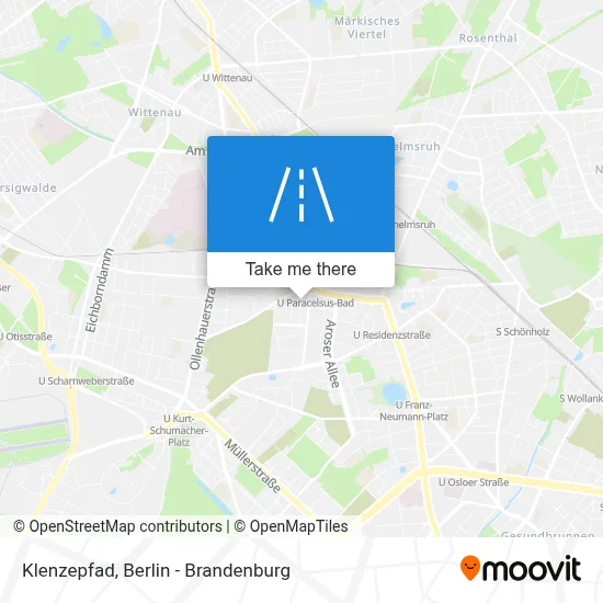 Klenzepfad map