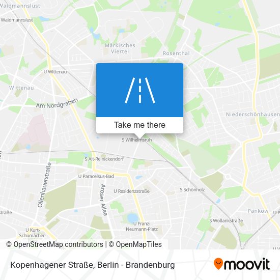 Kopenhagener Straße map