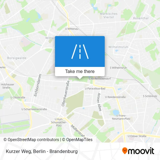 Карта Kurzer Weg