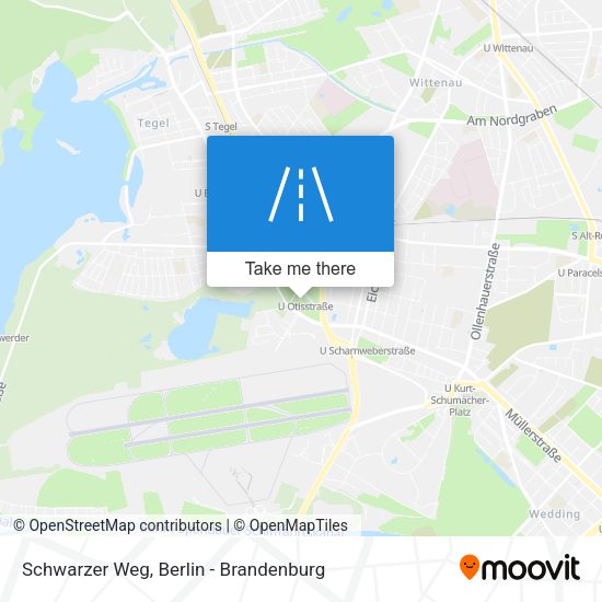 Schwarzer Weg map