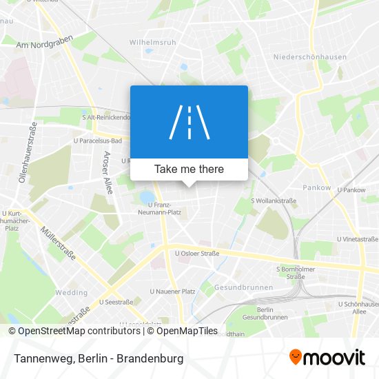 Tannenweg map