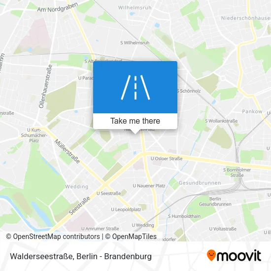 Карта Walderseestraße