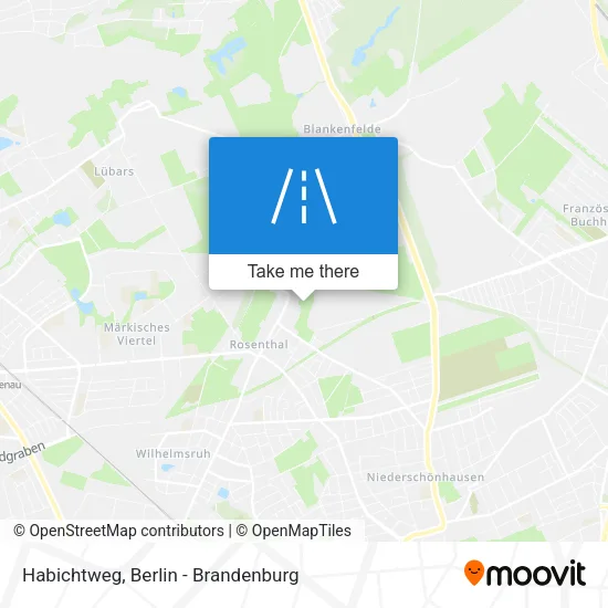 Карта Habichtweg