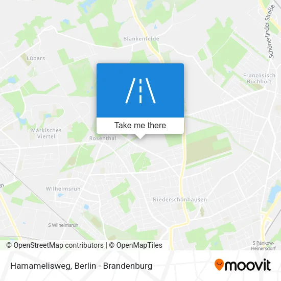 Карта Hamamelisweg