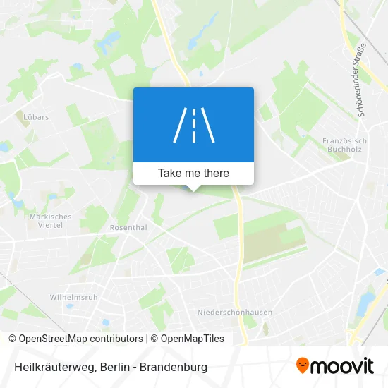 Карта Heilkräuterweg