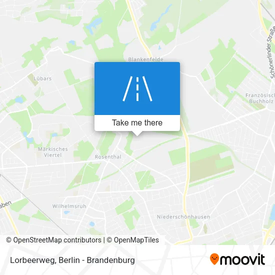 Карта Lorbeerweg