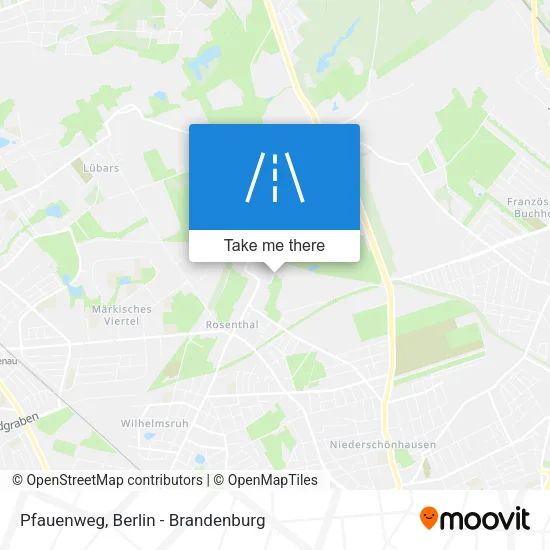 Карта Pfauenweg