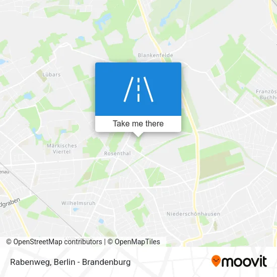 Карта Rabenweg