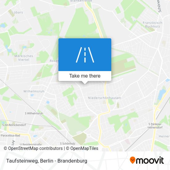 Taufsteinweg map