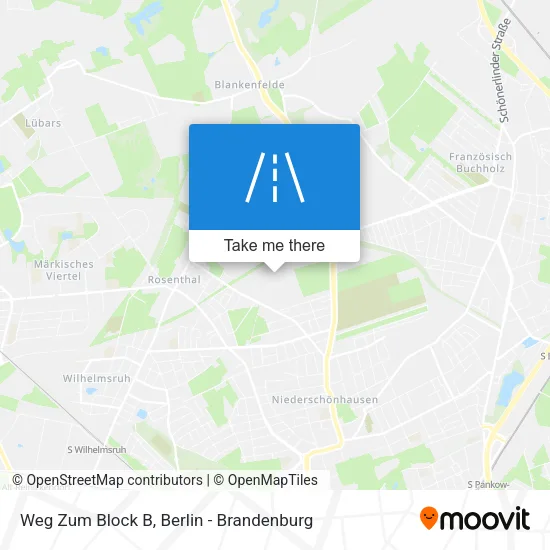 Карта Weg Zum Block B
