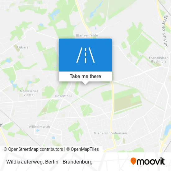 Карта Wildkräuterweg