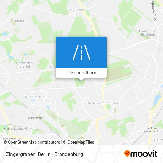 Zingergraben map