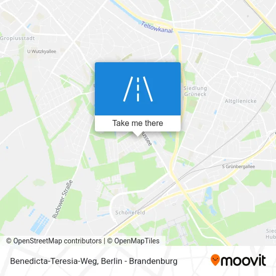 Карта Benedicta-Teresia-Weg
