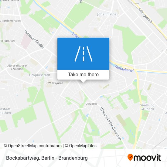 Bocksbartweg map