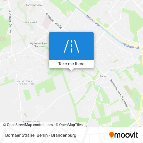 Карта Bornaer Straße