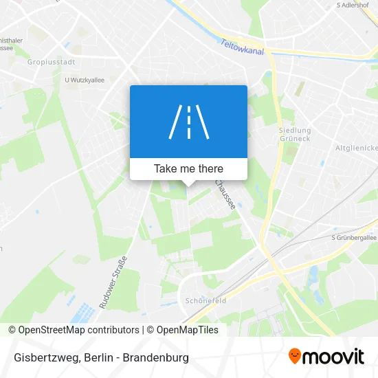 Gisbertzweg map