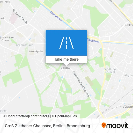 Карта Groß-Ziethener Chaussee