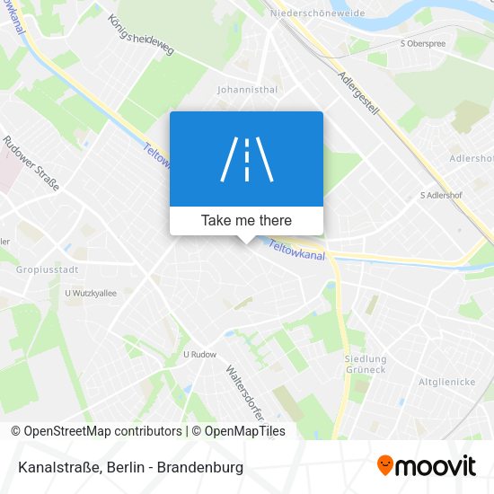 Kanalstraße map