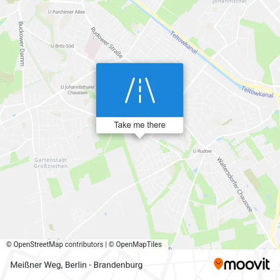 Карта Meißner Weg