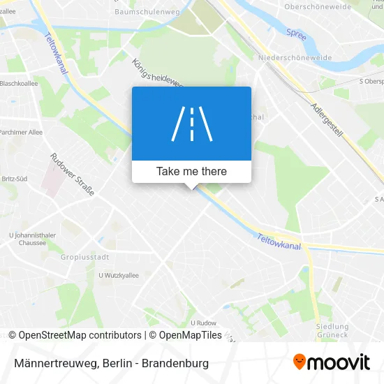 Карта Männertreuweg
