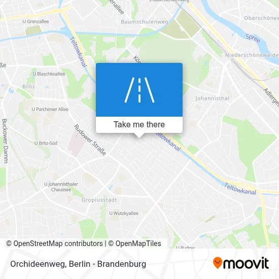 Orchideenweg map