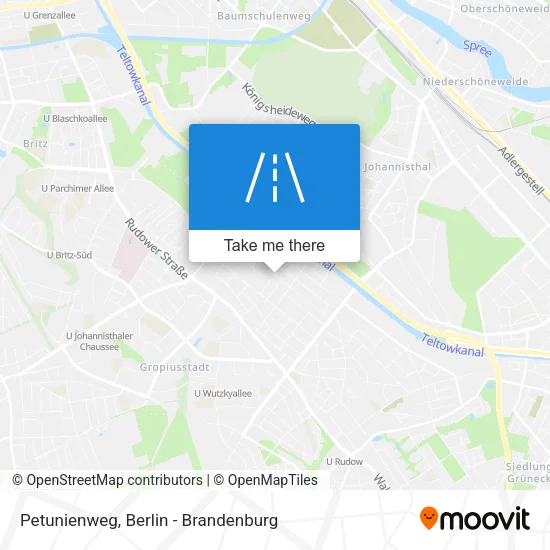 Карта Petunienweg