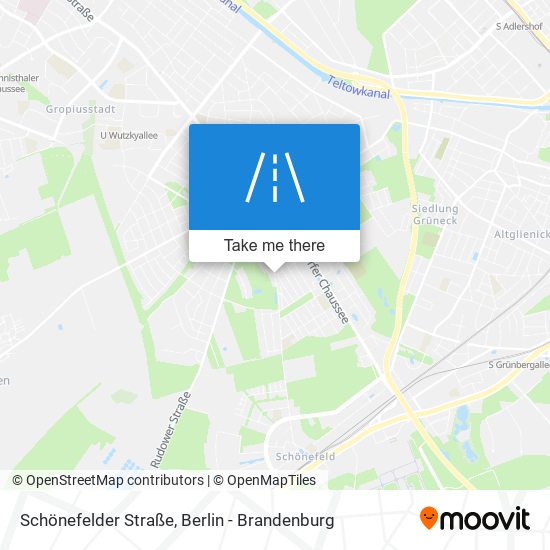 Schönefelder Straße map