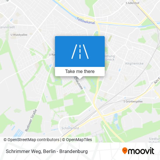 Schrimmer Weg map