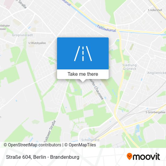 Straße 604 map