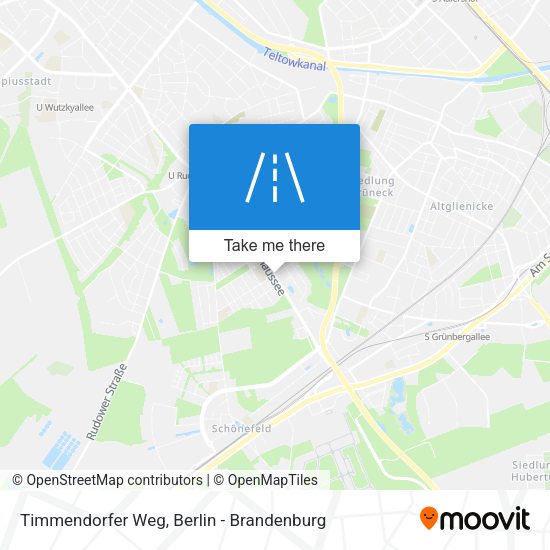 Timmendorfer Weg map