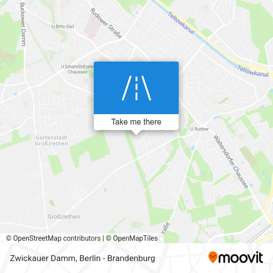 Карта Zwickauer Damm