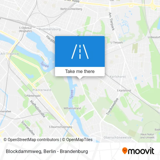 Blockdammweg map