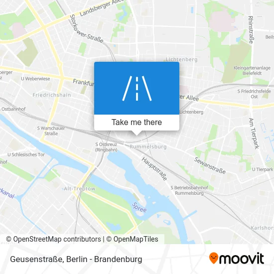 Карта Geusenstraße