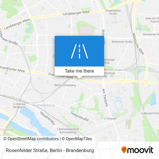 Rosenfelder Straße map