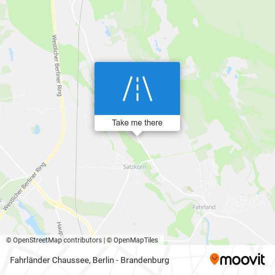 Карта Fahrländer Chaussee