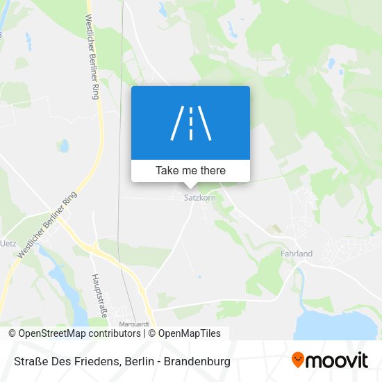 Straße Des Friedens map