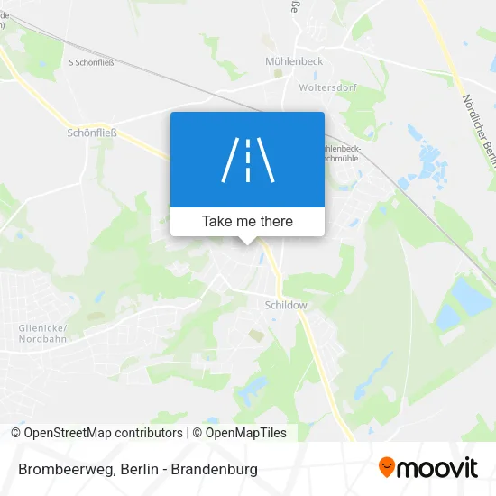 Карта Brombeerweg