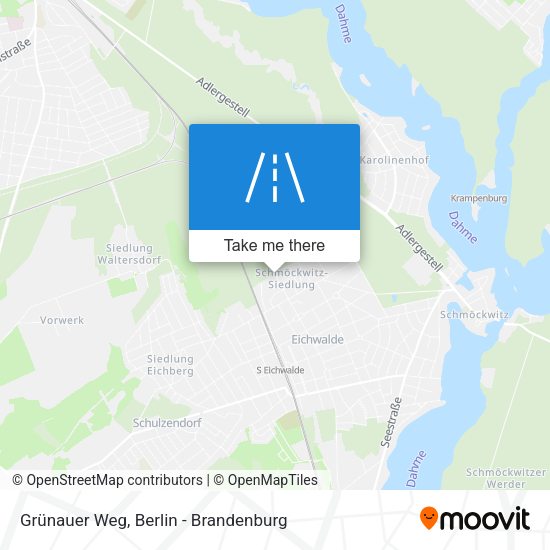 Grünauer Weg map