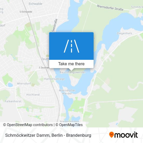Schmöckwitzer Damm map