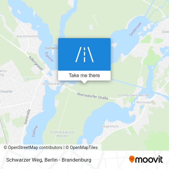 Schwarzer Weg map