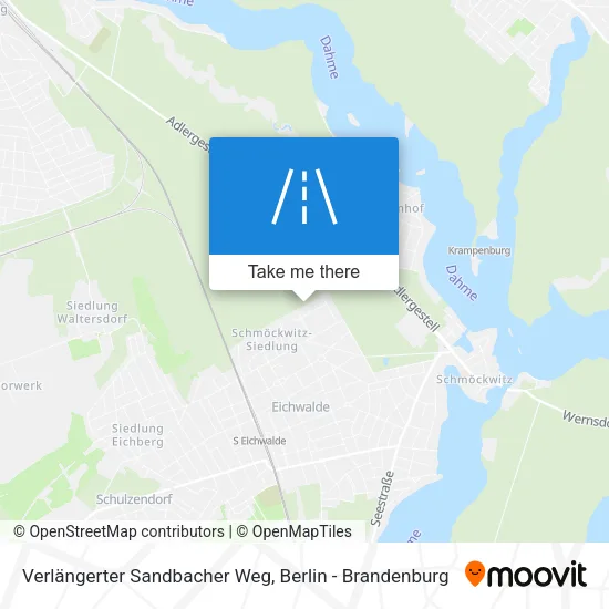 Карта Verlängerter Sandbacher Weg