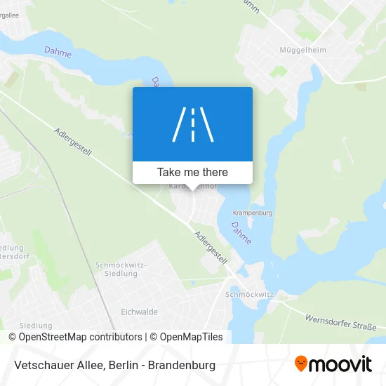 Карта Vetschauer Allee