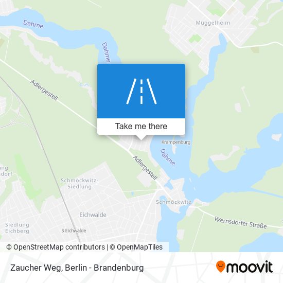 Zaucher Weg map