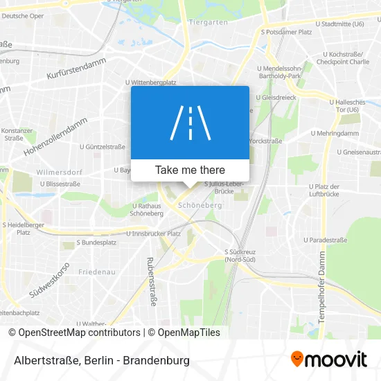 Карта Albertstraße