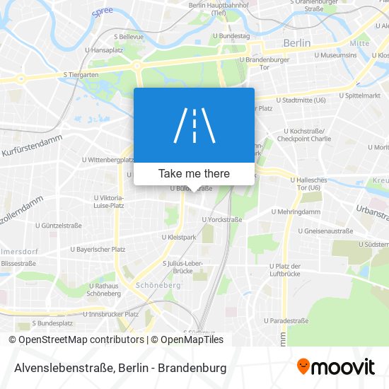 Карта Alvenslebenstraße