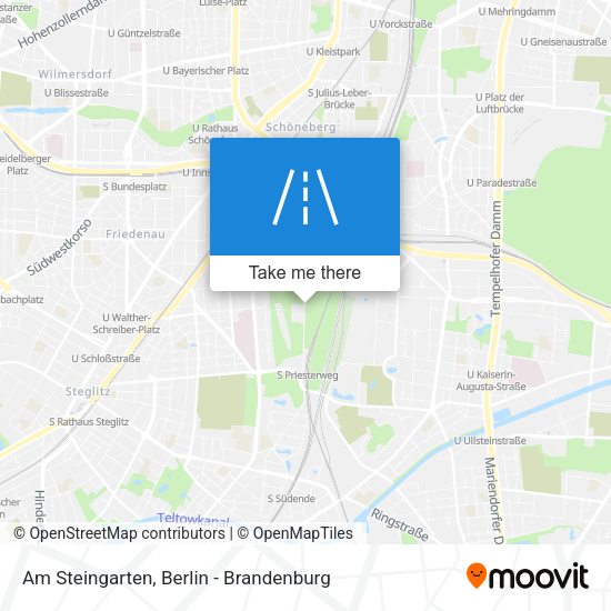 Am Steingarten map