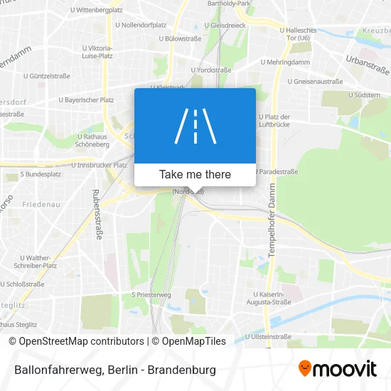 Карта Ballonfahrerweg